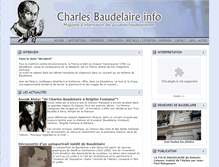 Tablet Screenshot of charlesbaudelaire.org